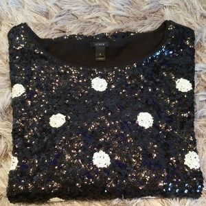 J. Crew Sequin Top
